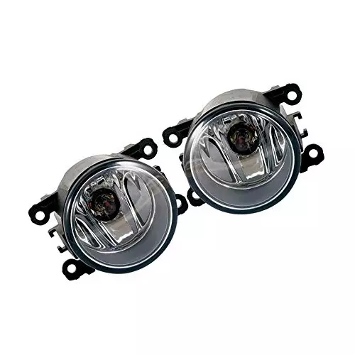 Auto Pearl Fog Lamp Lights Compatible For Maruti Suzuki Brezza (Without Plastic Sash Cover)