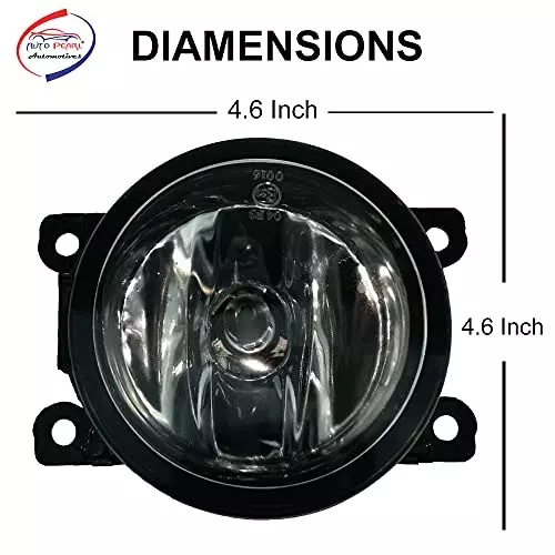 Auto Pearl Car Fog Lamp Light with Wiring Kit Compatible For ‎Datsun Go (Set of 2)