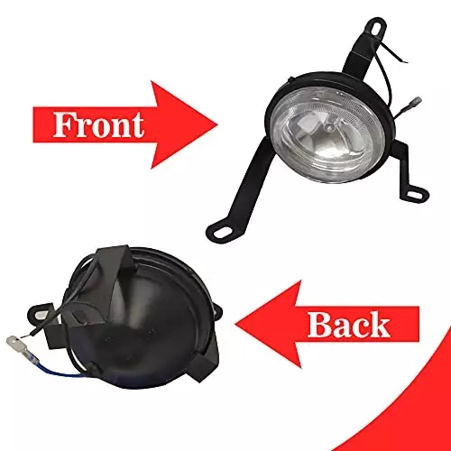 Auto Pearl Car Fog Lamp Light Compatible For Chevrolet Sail UVA (Set of 2 Pcs)