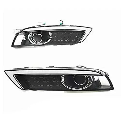 Auto Pearl Front LED DRL Fog Light with Matrix Turn Indicator Compatible For Hyundai Venue (Set of 2)