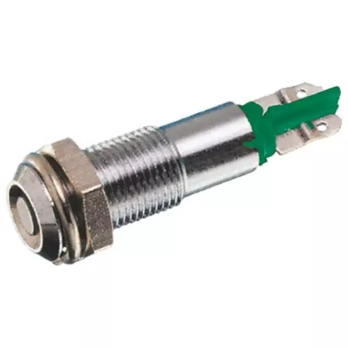 Signal Construct Green Indicator 20 - 28 V 6 mm Mounting Hole Size Lead Wires Termination, SMFP06204