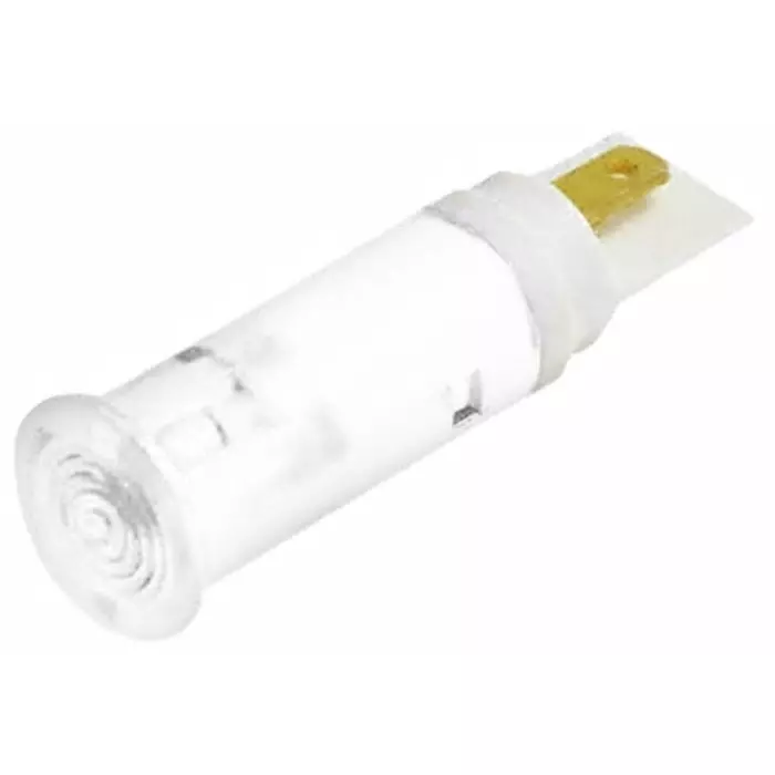 Signal Construct White Indicator 24 - 28 V 5 mm Mounting Hole Size Solder Tab Termination, SKGU05604