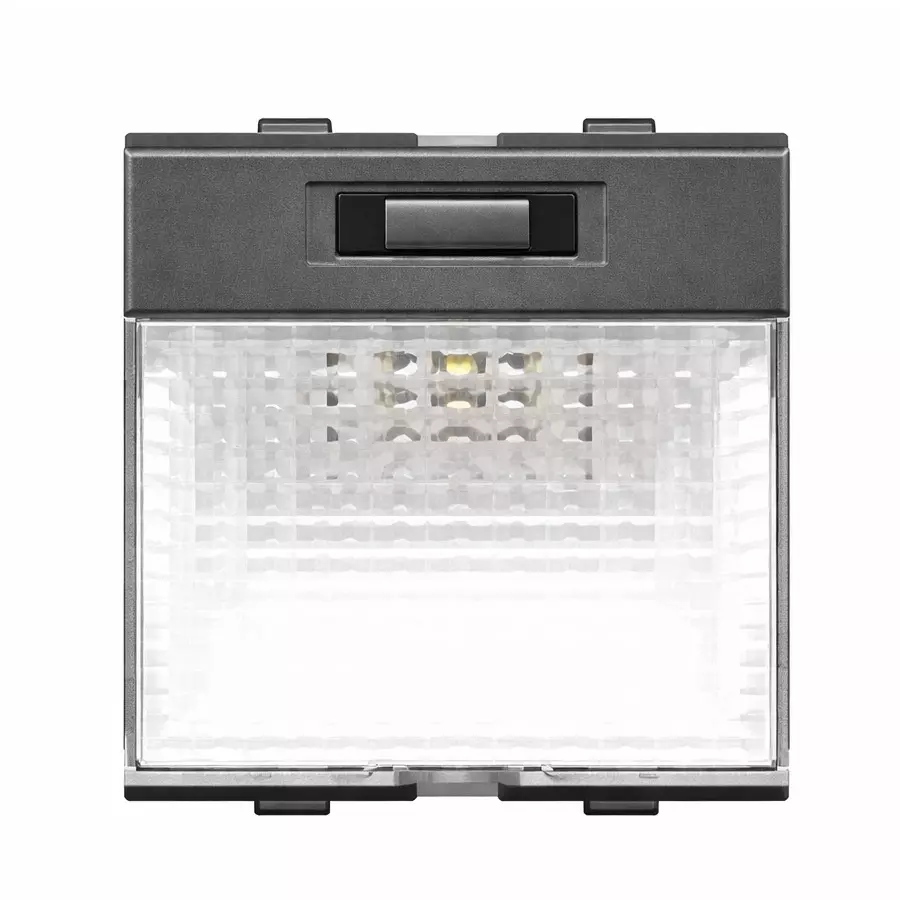 Goldmedal Curve Step Marker Lamp Voltage Grey Digital Chrome 2 Module for Commecial and Industrial Use, 102105