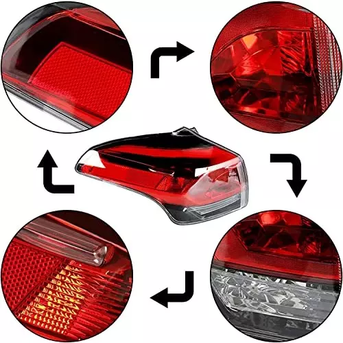 Auto Pearl Tail/Back light Assembly Left & Right Side Compatible For Maruti Suzuki Dzire Type-2, TL_Dzire_T2_Pair