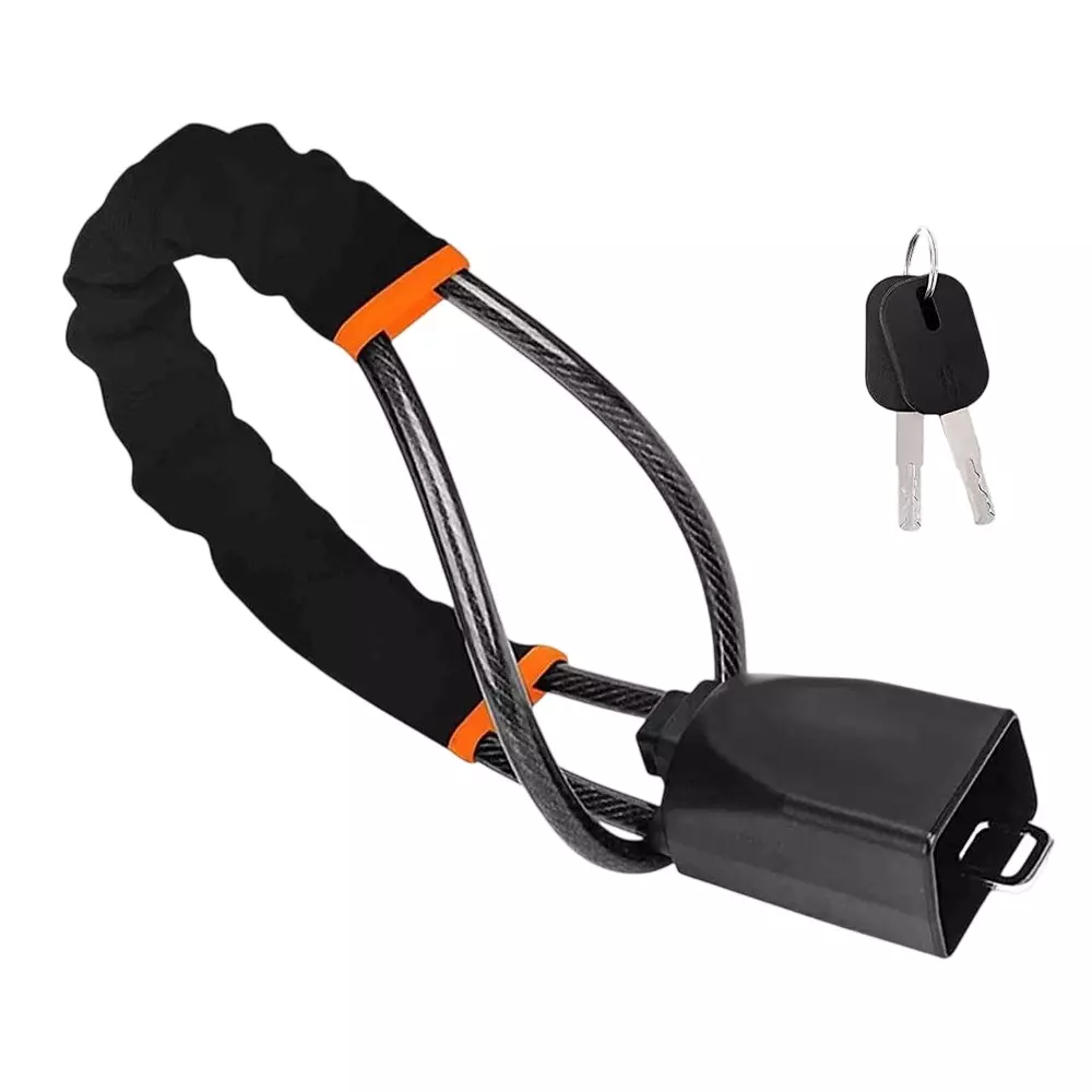 SHIV ALASKA Steering Wheel Lock with Seat Belt Lock for 2011, 2012, 2013, 2014, 2015, 2018 Model Cars