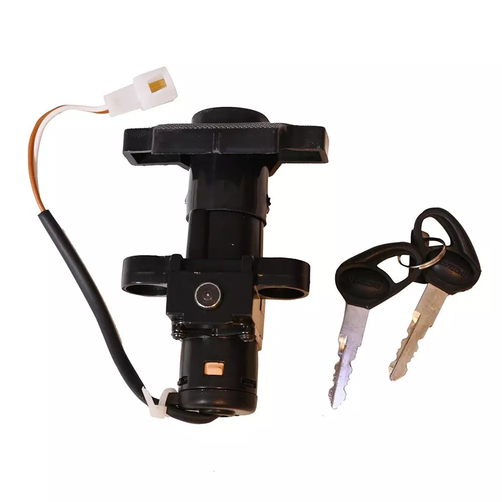 Deutsche Ignition Cum Steering Lock for Bajaj Platina UG BS-VI, DEUS-0436C