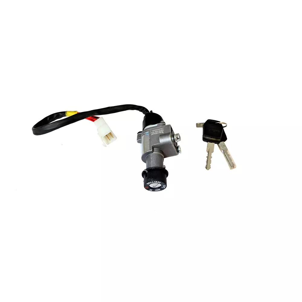Deutsche Ignition Cum Steering Lock 4 Wire for Hero Super Splendor Fi BS-6, DEUS-0426WA