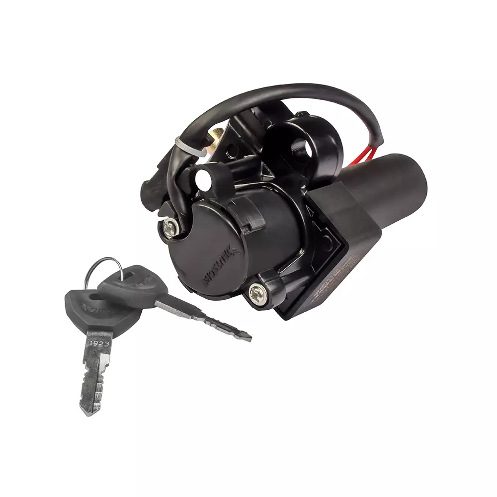 Deutsche Ignition Cum Steering Lock 2 Wire for Hero CD Deluxe New, Splendor NXG KS (2006 Model), HF Deluxe KS (2007 Model), HF Deluxe i3s, DEUS-0426O