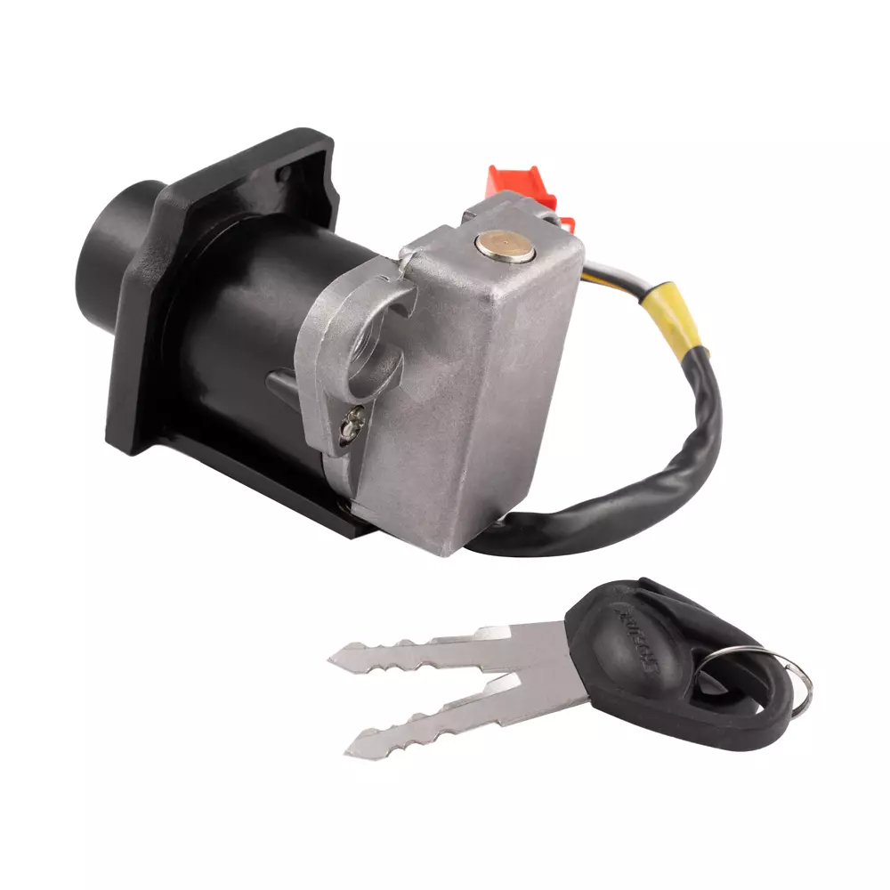 Deutsche Ignition Cum Steering Lock 4 Wire for Bajaj Caliber Croma, Boxer-CT Deluxe, CT-100, DEUS-0435BB