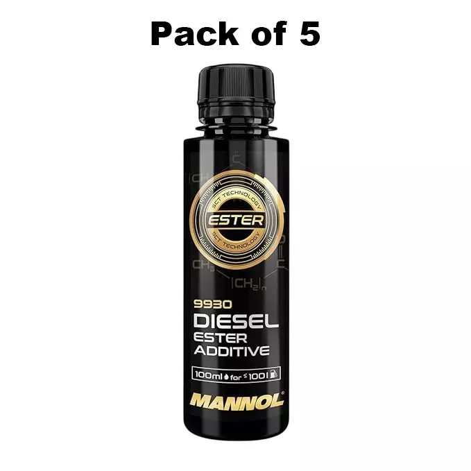 Mannol 9930 Diesel Ester Additive 100 ml for Vehicle, 9930-100 (Pack of 5)