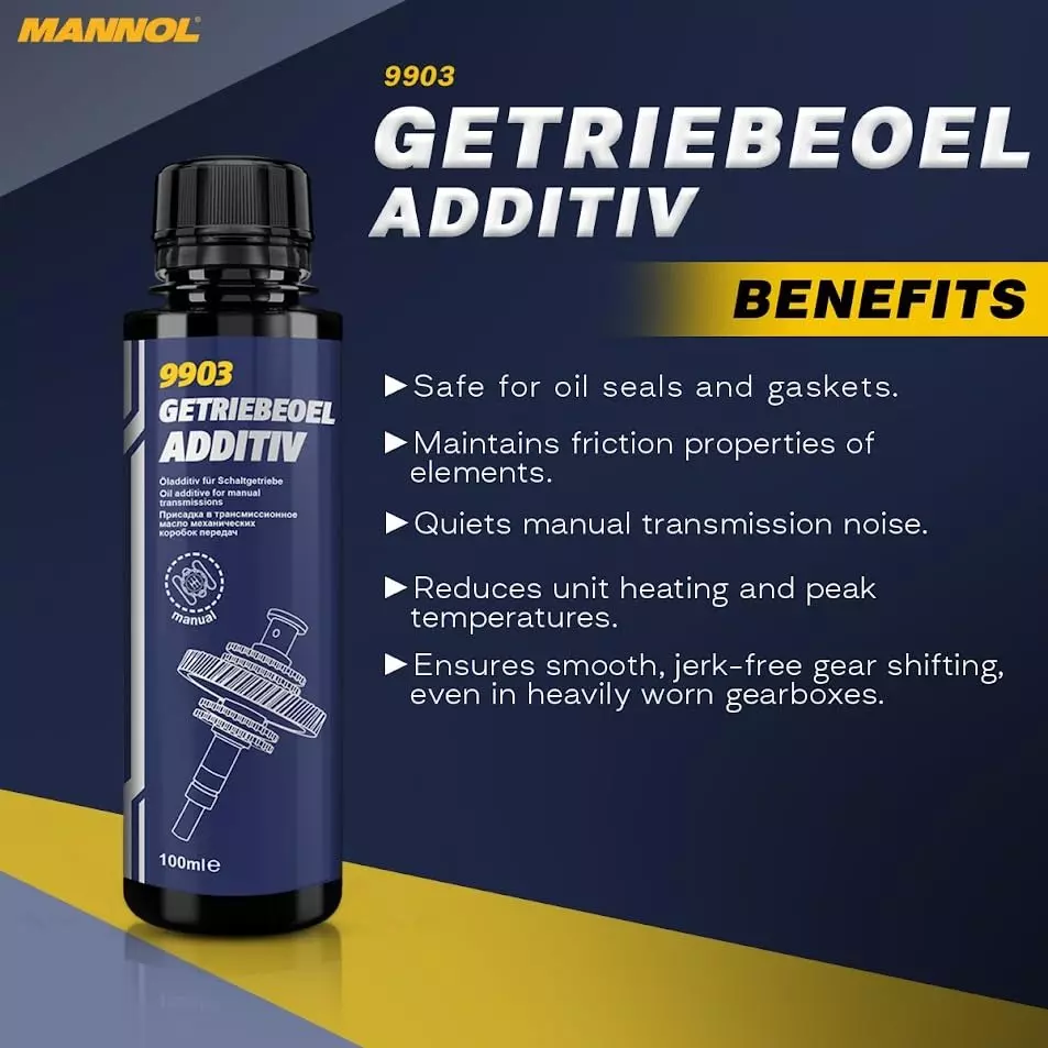 Mannol 9903 Manual Getriebeoel Additive 100 ml for Vehicle, S-9903 (Pack of 6)