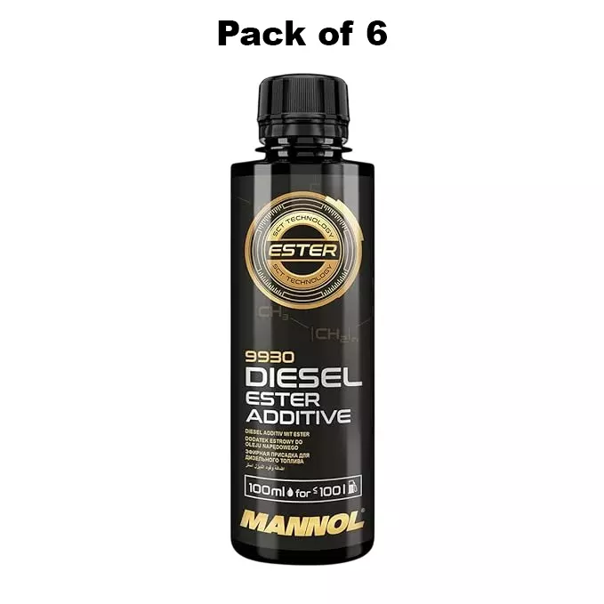 Mannol 9930 Diesel Ester Additive 250 ml for Vehicle, F-9930-025PET (Pack of 6)