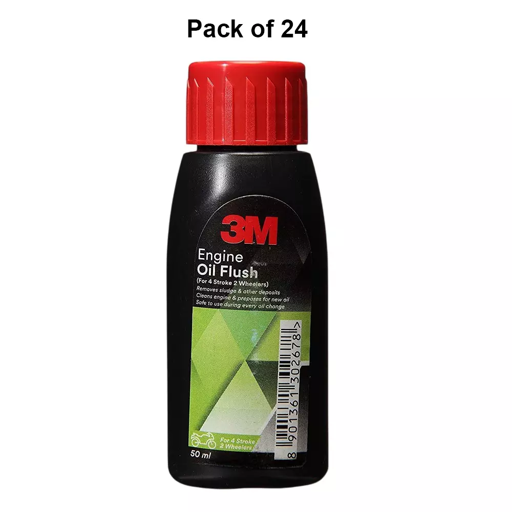 3m-engine-oil-flush-liquid-unscented-50-ml-capacity-bottle-pack-of-24-pcs