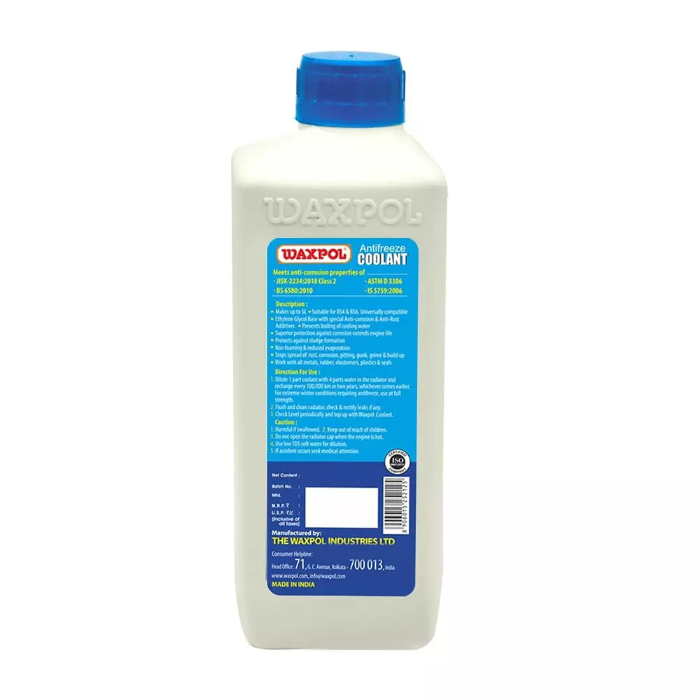 waxpol-500-ml-antifreeze-coolant-concentrate-14-mixing-ratio-ethylene-glycol-base