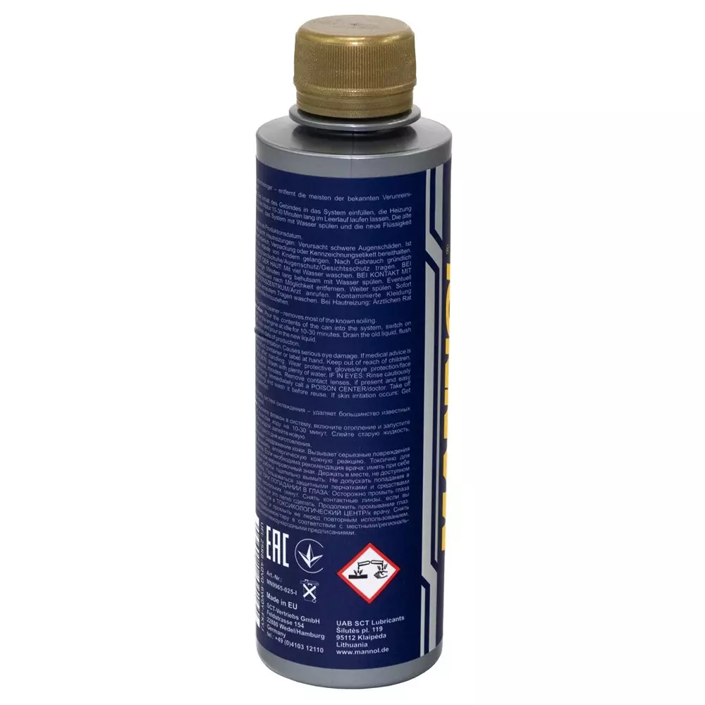 Mannol 9965 Radiator Flush Universal Coolant System Cleaner 250 ml, RZ-G7AW-W90B (Pack of 6)