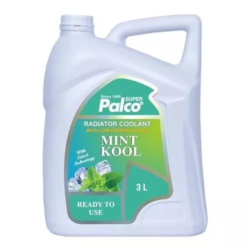 Palco Mint Kool Coolent 3 L Capacity 7-9 PH Value Clear Fluorescent Green