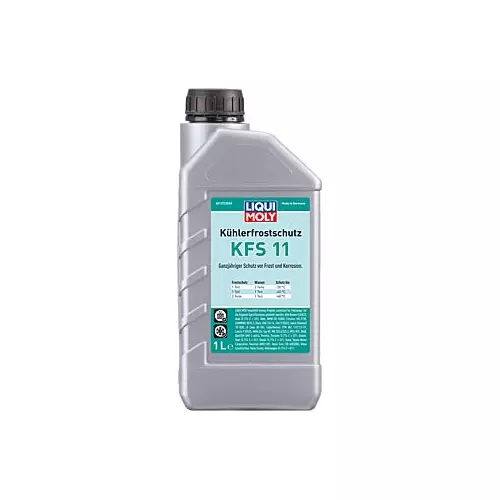 Liqui Moly 1 L KFS11 Coolant & Antifreeze 1.11 - 1.13 kg/L Density and > 125 °C Flash Point, 1380