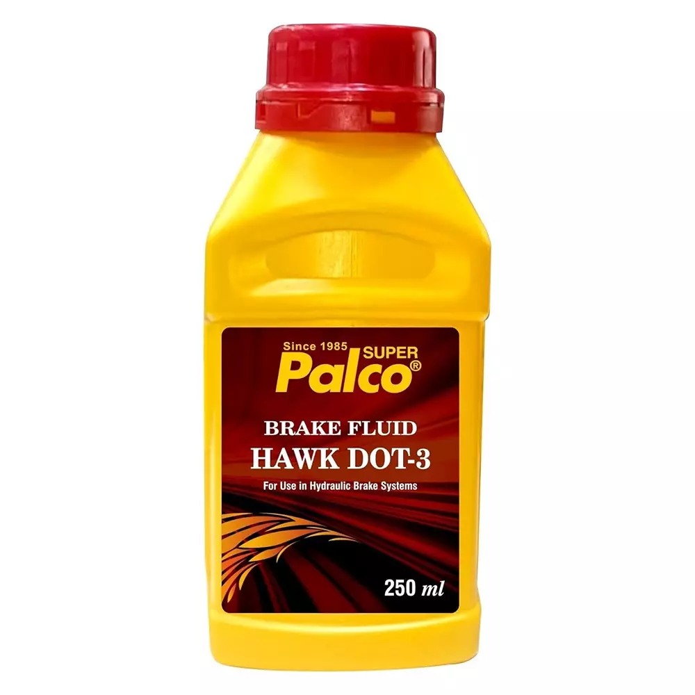 Palco Hawk DOT-3 Break Oils 250 ml 9.6 PH Value Red Crimson (Pack of 5)