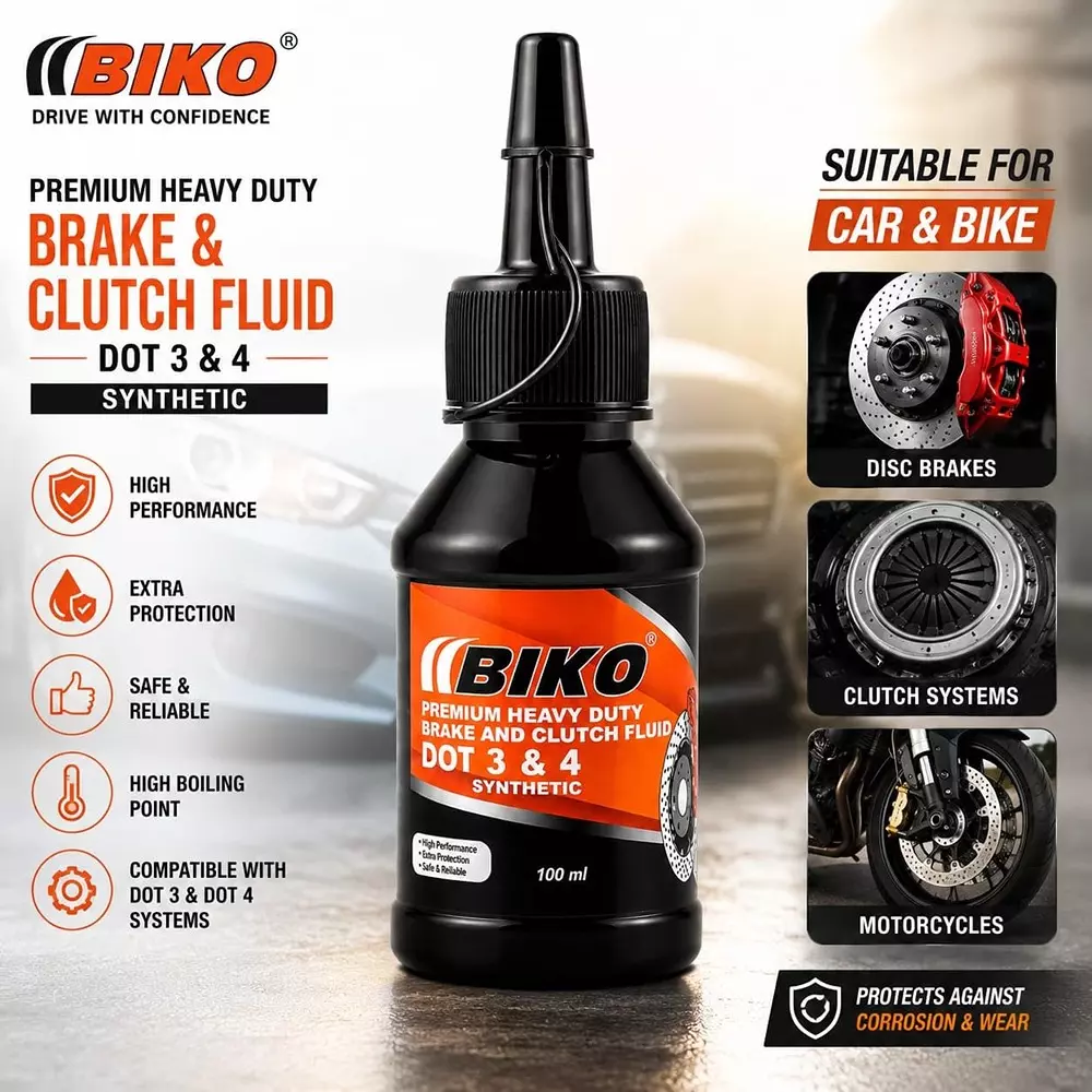 biko-dot-3-4-synthetic-brake-clutch-fluid-100-ml-liquid-bottle-for-car-bike-pack-of-4-pcs