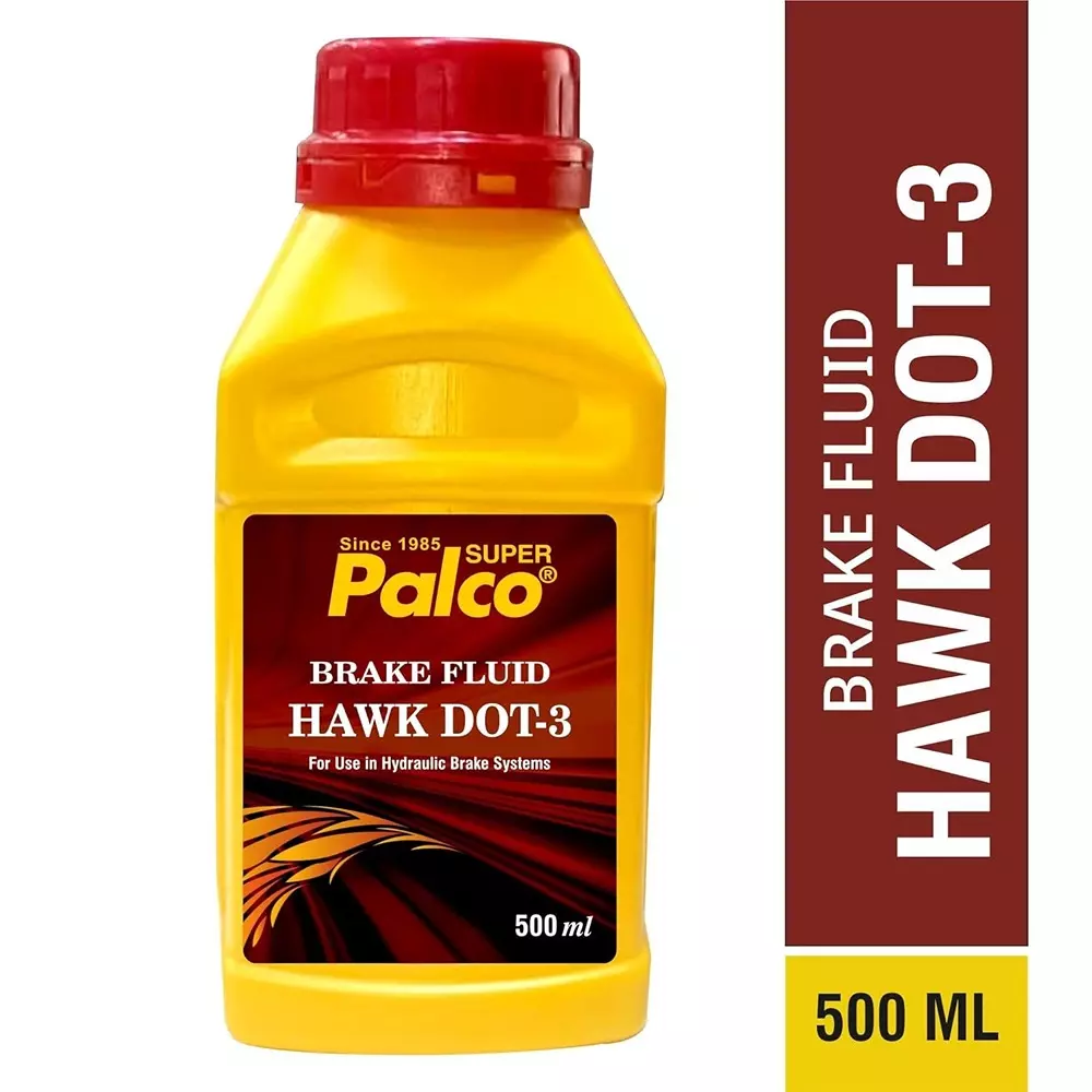 Palco Hawk DOT-3 Break Oils 500 ml 9.6 PH Value Red Crimson