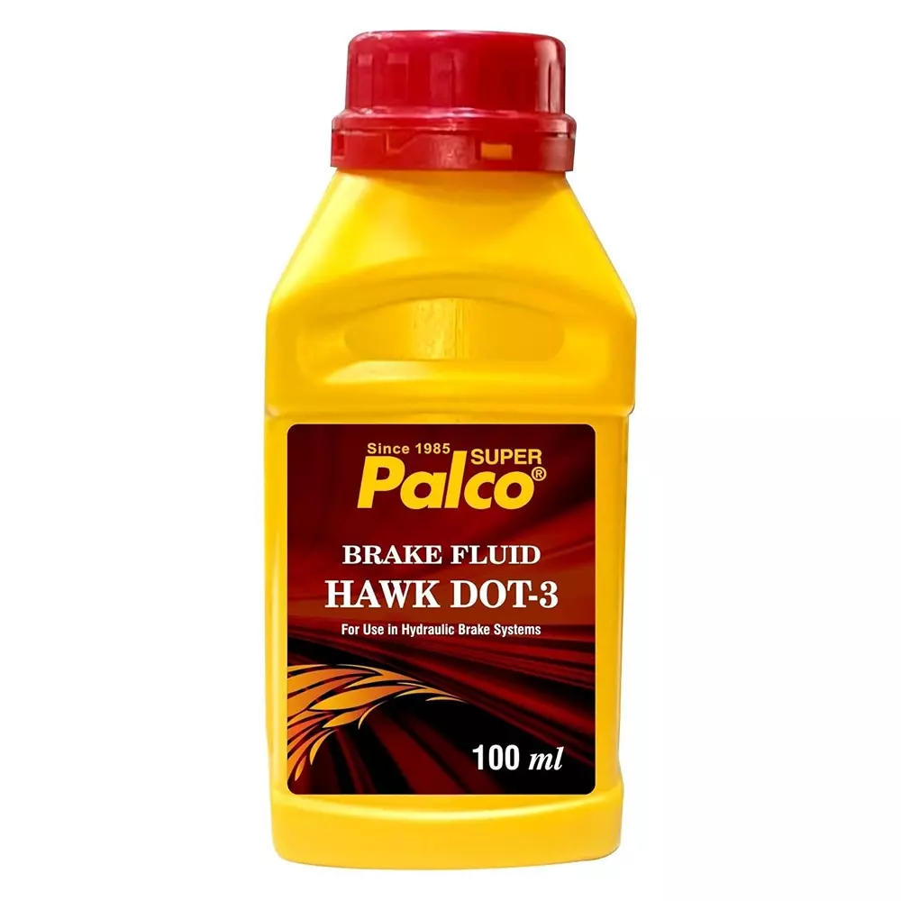 Palco Hawk DOT-3 Break Oils 100 ml 9.6 PH Value Red Crimson (Pack of 5)