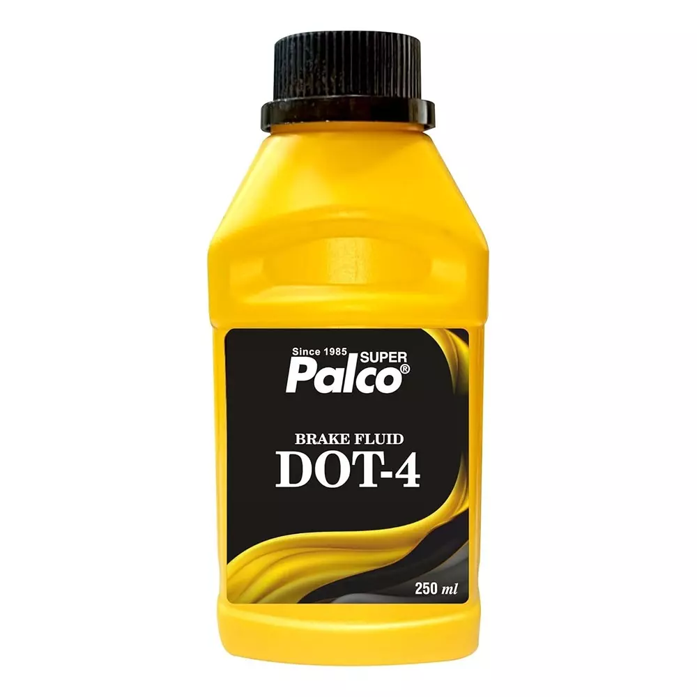 Palco DOT-4 Break Oils 250 ml 7 to 11.5 PH Value Light Yellow (Pack of 5)