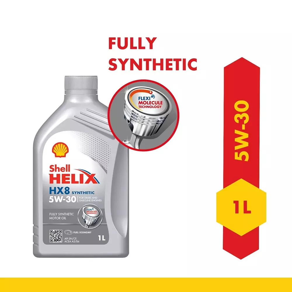 Shell Helix HX8 1 L Bottle 5W-30 Engine Oil for Car