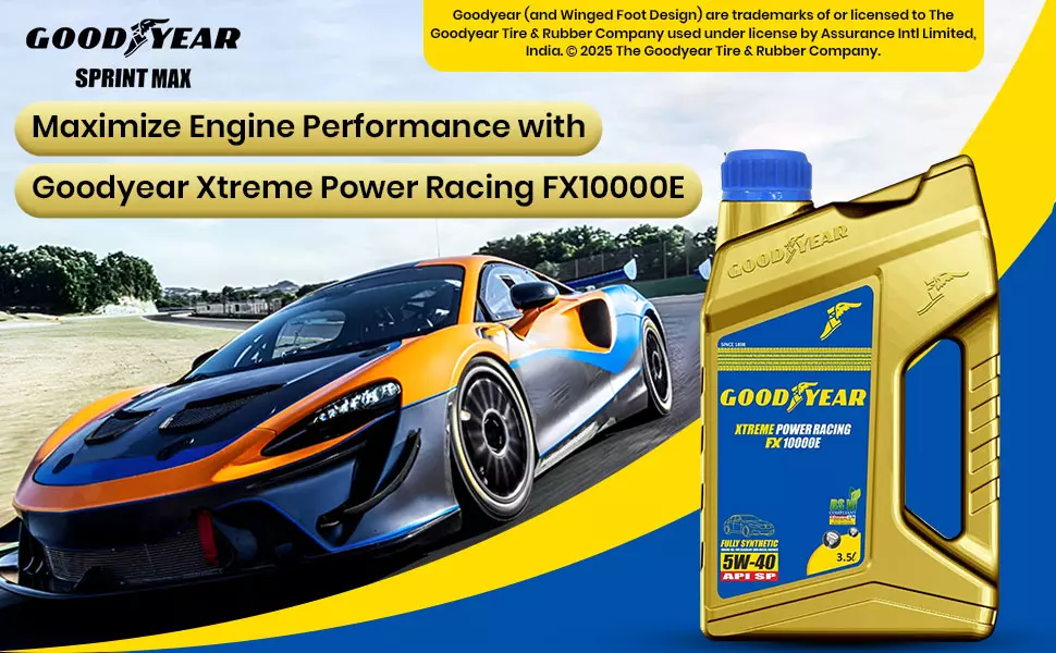 GOODYEAR 3.5 Ltrs 5W40 API SP Xtreme Power Racing FX 10000E Fully Synthetic Engine Oil