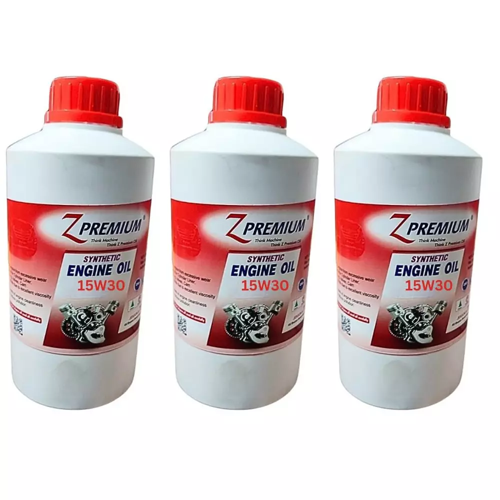 Z Premium 15W30 1 L Engine Oil for Commercial & Passenger Cars, 1124BBJGUS2 (Pack of 3)