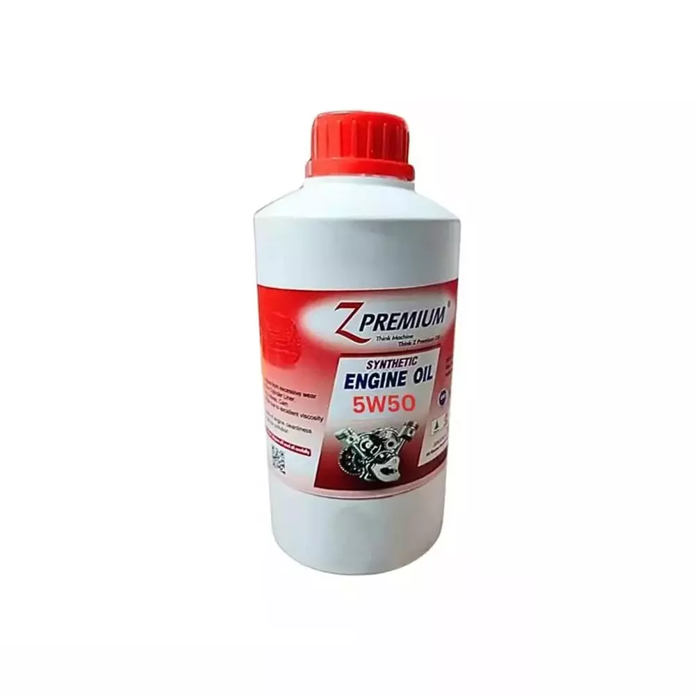 Z Premium 5W50 1 L Engine Oil for Commercial & Passenger Cars, 1124BBRWUX4 (Pack of 5)