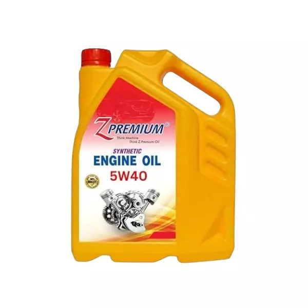 Z Premium 5W40 Fully Synthetic Engine Oil 5 L Superior & High-Performance for CNG/LPG Vehicle (Pack of 3)