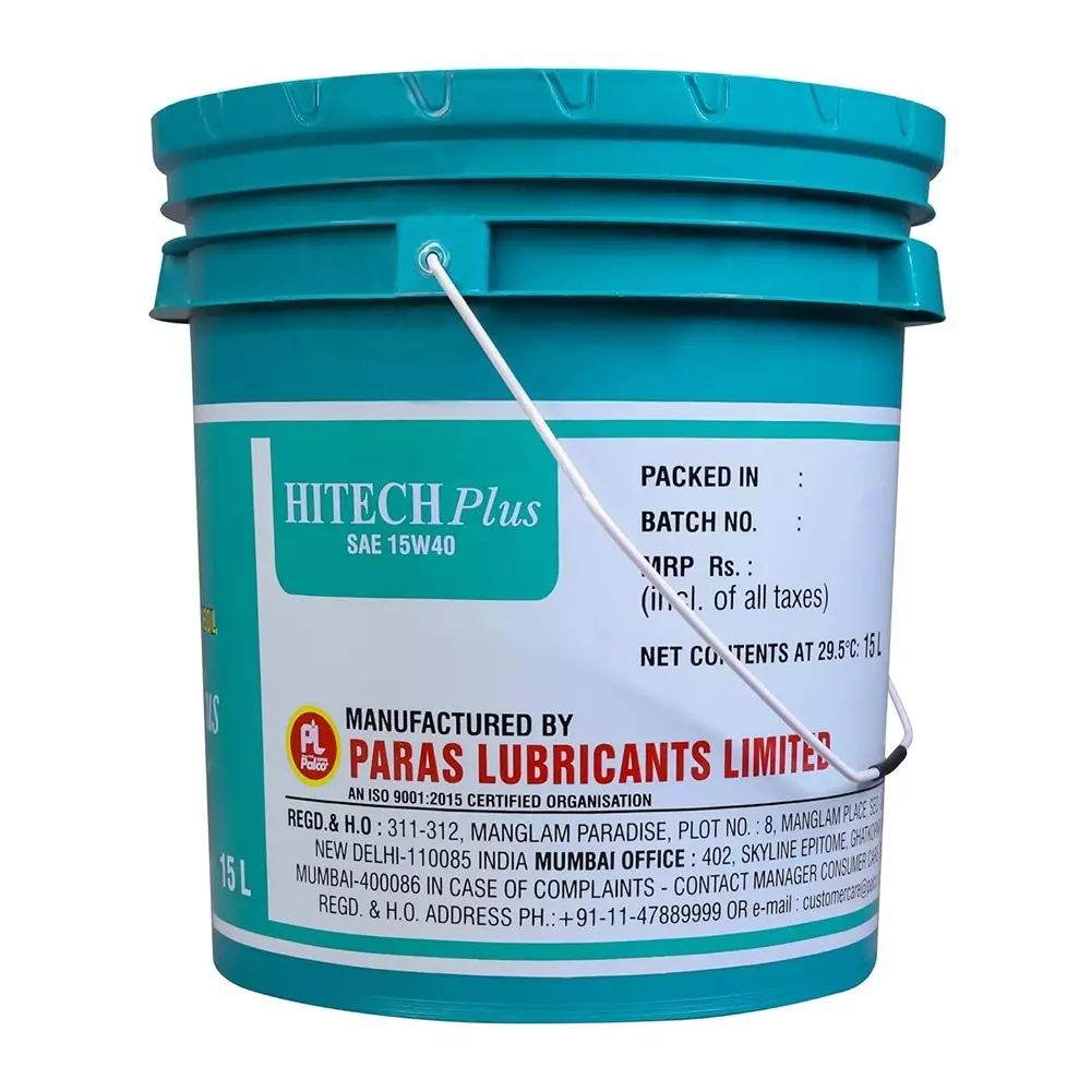 Palco Hitech Plus Engine Oil 15 L Capacity CI-4 Plus API 15W40 Green