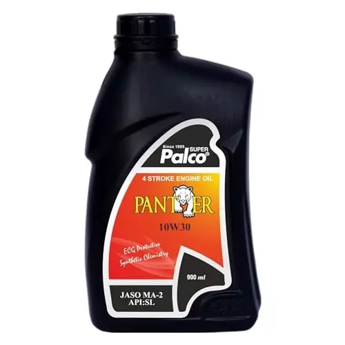 Palco Engine Oil Panther SL, JASO-MA 2 API 900 ml Capacity 10W30 Golden Natural