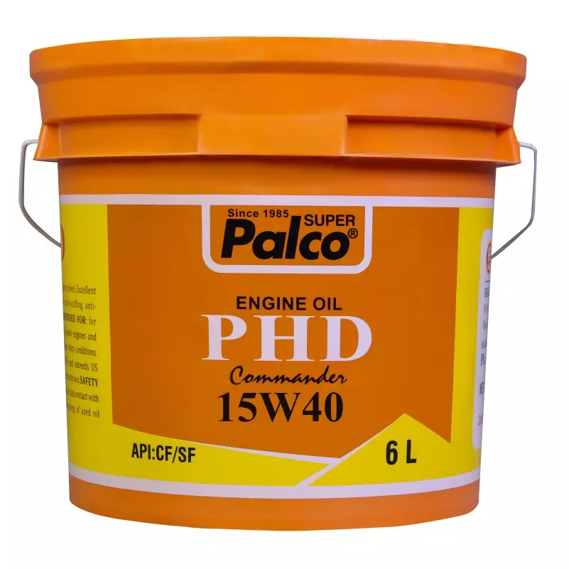Palco Engine Oil CF/SF API PHD 15W40 Commander Clear Golden Natural