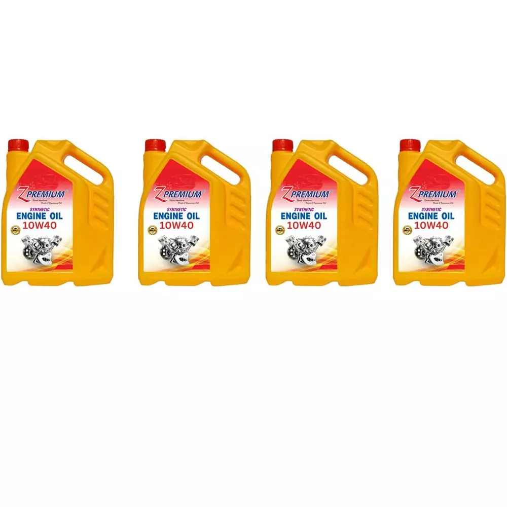 Z Premium 10W40 5 L Engine Oil for Commercial & Passenger Vehicles, 1205B3PLWRL (Pack of 4)