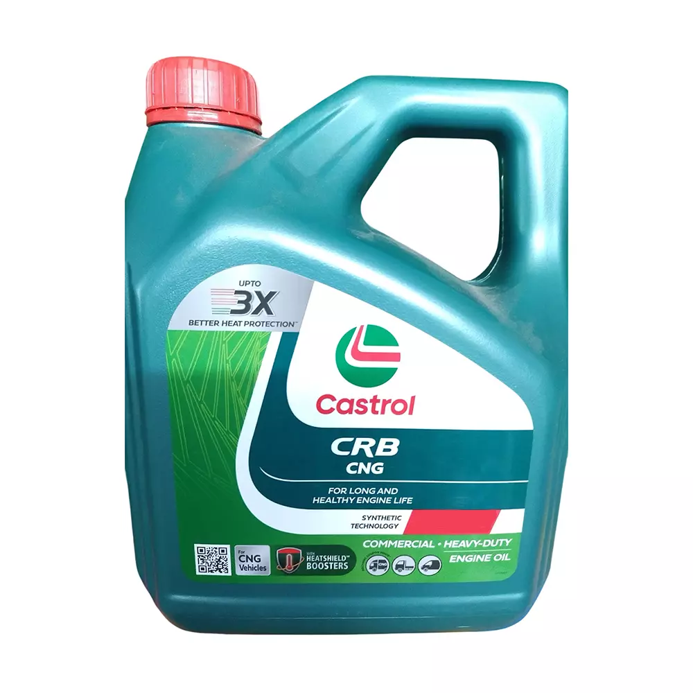 Castrol CRB CNG Engine Oil 15W-40 3 L for CNG Engine Vehicle, 890