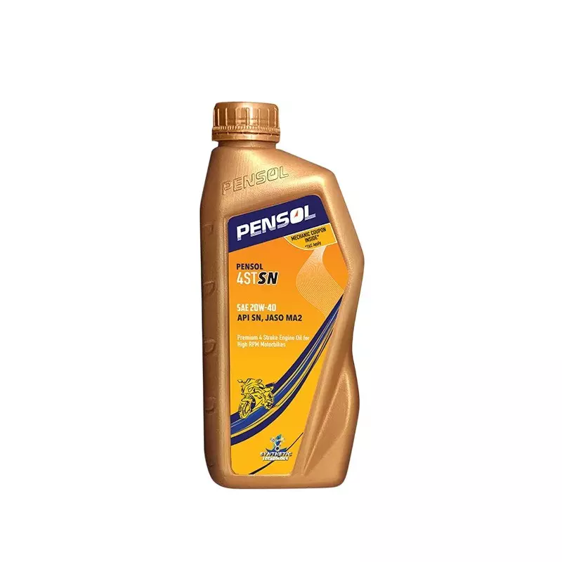 PENSOL SAE 20W - 40 SN MA2 Engine Oil 1 L for 4 Stroke Engine, 4ST SN