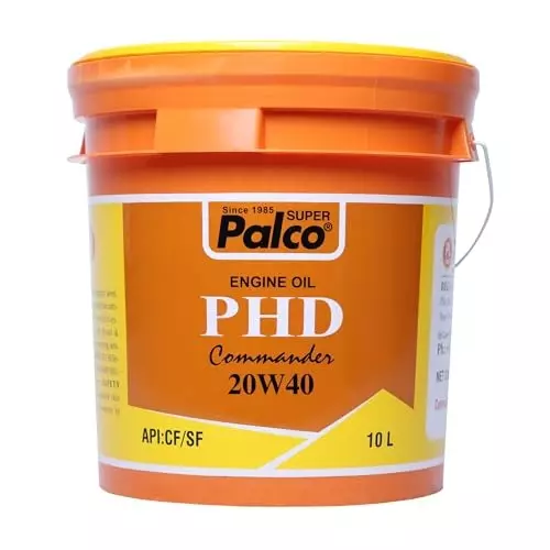 Palco Engine Oil CF API 10 L Capacity PHD 20W40 Commander Clear Red
