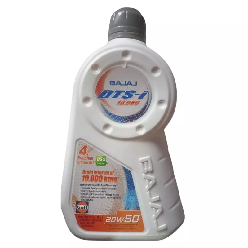 Bajaj DTS-i 4T 20W-50 Engine Oil 1 L Capacity (Pack of 10)