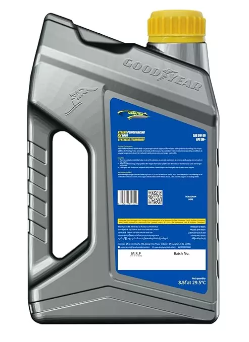GOODYEAR 3.5 Ltrs 5W30 API SM+ Xtreme Power Racing FX 8000 Semi-Synthetic Engine Oil