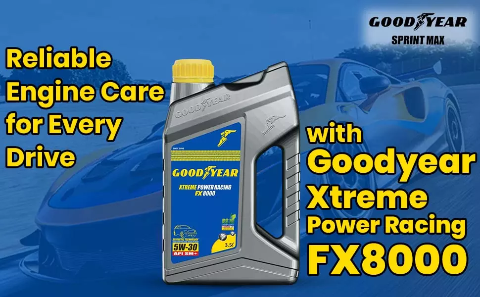 GOODYEAR 3.5 Ltrs 5W30 API SM+ Xtreme Power Racing FX 8000 Semi-Synthetic Engine Oil