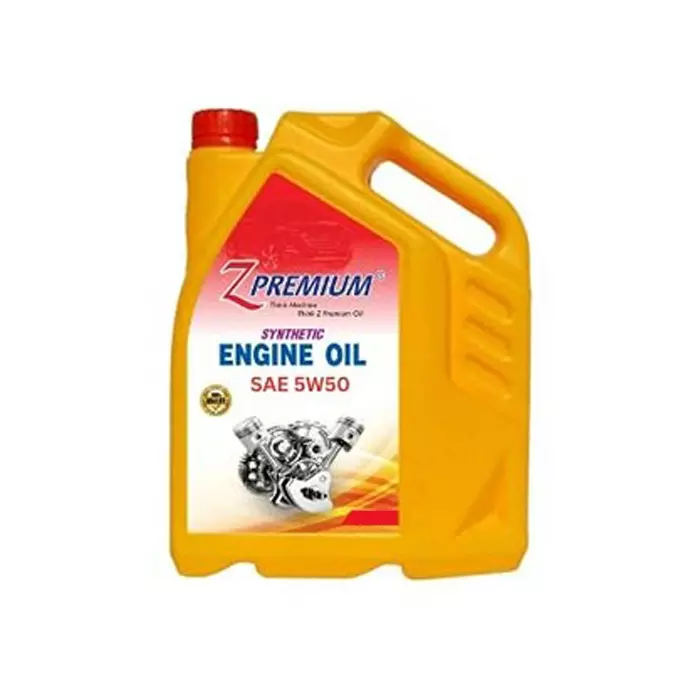 Z Premium SAE 5W50 5 L Engine Oil for Petrol & Diesel Engine, 0924BN2CKI5 (Pack of 4)
