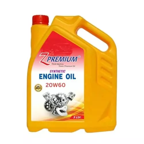 Z Premium SAE 20W60 Engine Oil Semi Synthetic 5 L for Car, ZA_A1189_20W60ENG_D2
