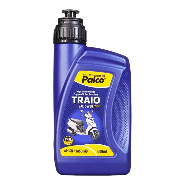 Palco Engine Oil JASO MB, SN API 600 ml Capacity Traio Plus 5W30 Bright & Clear (Pack of 20)
