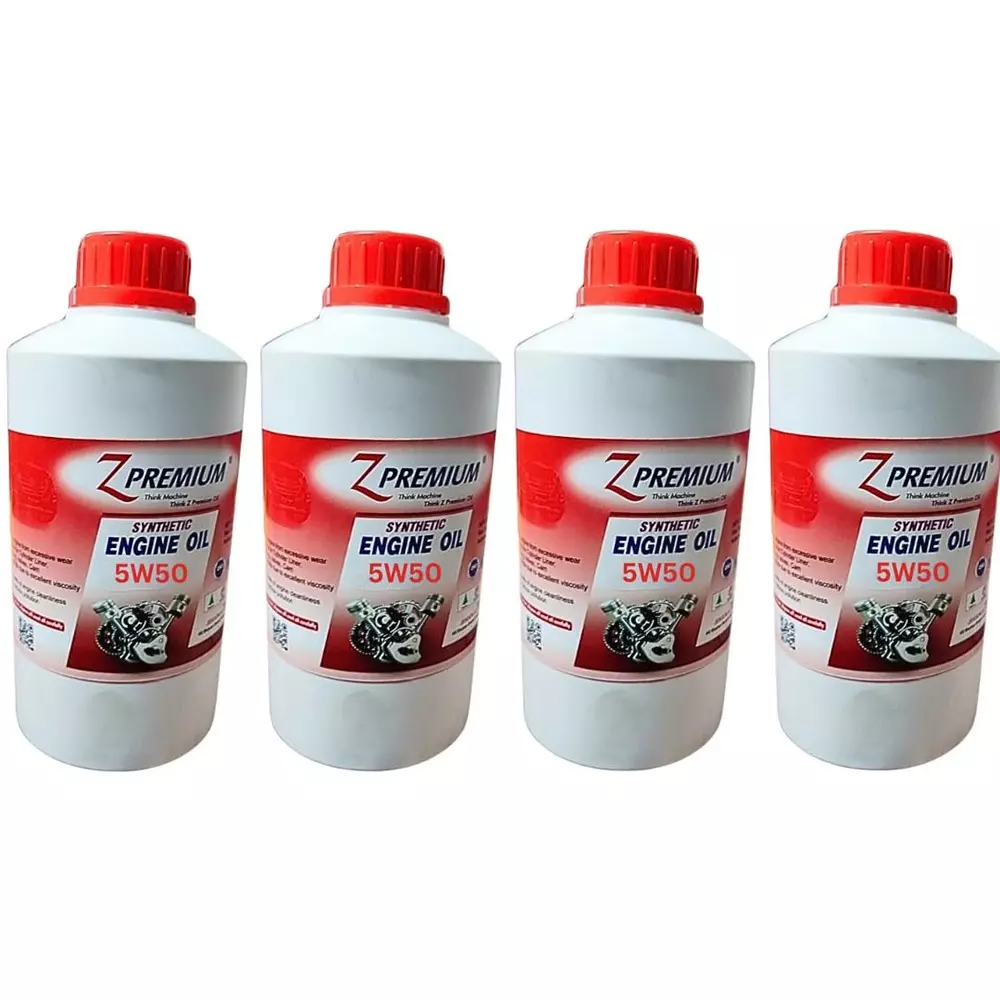 Z Premium 5W50 1 L Engine Oil for Commercial & Passenger Cars, 1124BBRUMY6 (Pack of 4)
