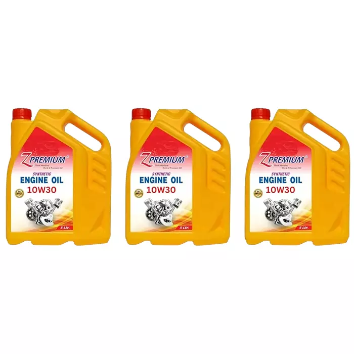 Z Premium SAE 10W30 Engine Oil 5 L for Car, ZA_A1178_SAE10W30ENG_D3 (Pack of 3)