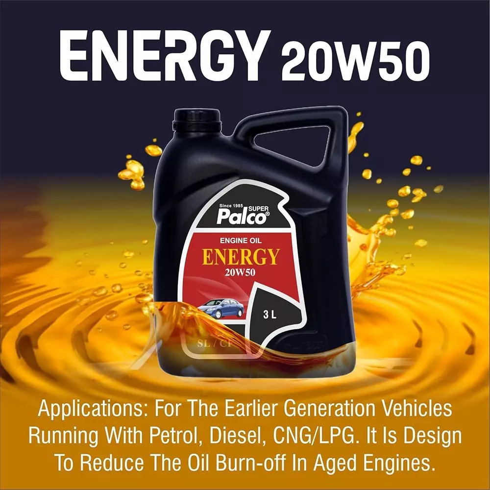 Palco  Engine Oil 3 L Capacity SL/CF API Energy- 20W40 Viscosity