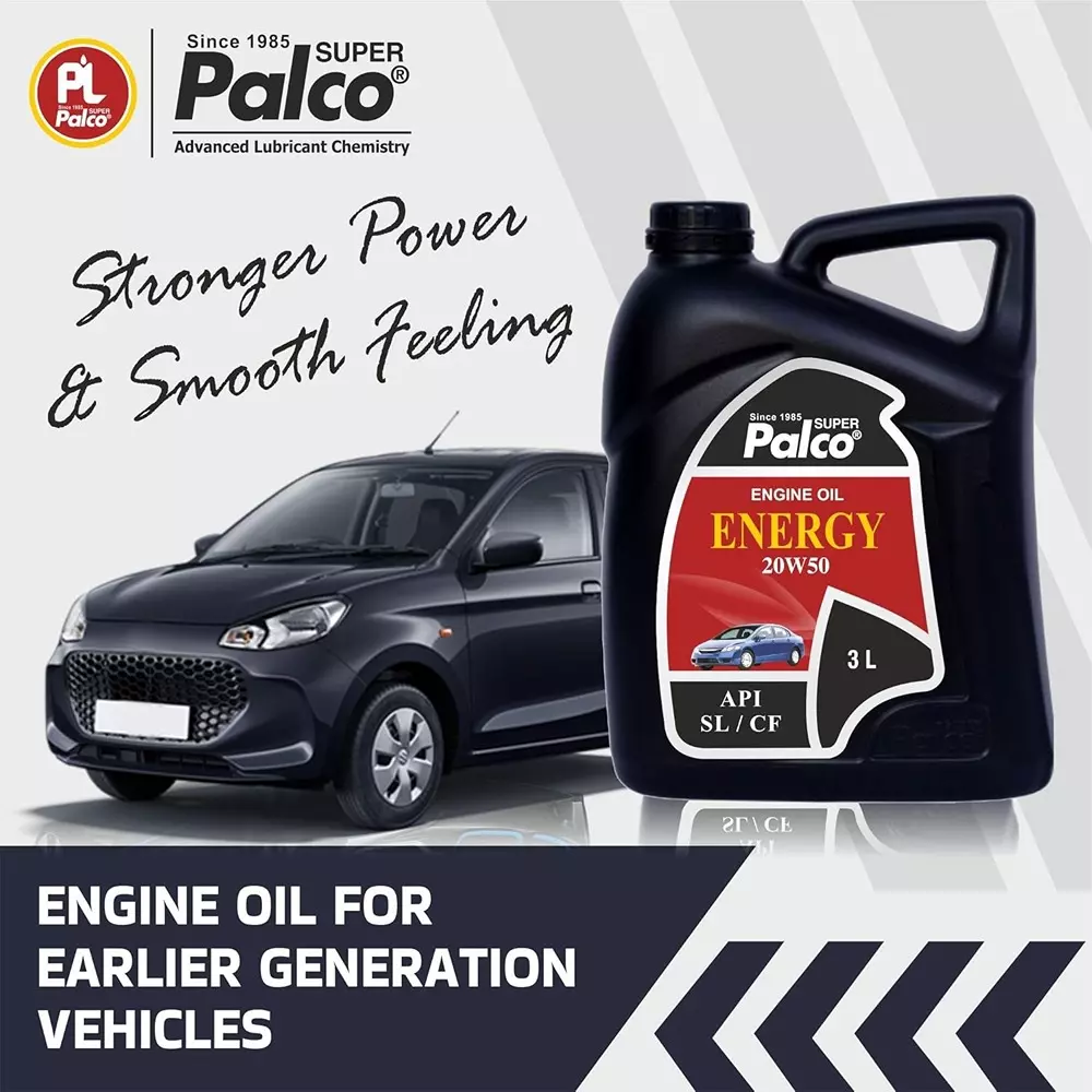 Palco  Engine Oil 3 L Capacity SL/CF API Energy- 20W40 Viscosity