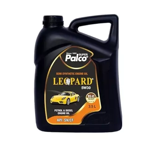 Palco Engine Oil SN/CF API 4 L Capacity Leopard 5W40 Clear Golden Natural (Pack of 4)
