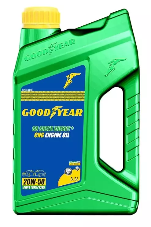 GOODYEAR Go Green+ 3.5 Ltrs 20W50 CNG Engine Oil For CNG Cars & Vehicles